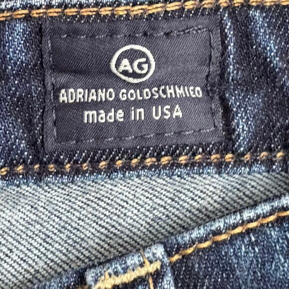 AG Adriano Goldschmied The Stilt Cigarette Leg Jeans Women’s Size 30R Dark Wash - Picture 5 of 10